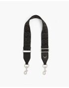 Marc Jacobs Curea de schimb pentru geanta - neagra - textil - 144x5 cm