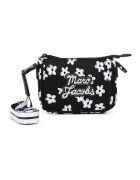 Marc Jacobs Geanta crossbody cu imprimeu floral - Alb/Negru