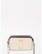 Marc Jacobs Geanta crossbody de piele Snapshot - Negru/Crem