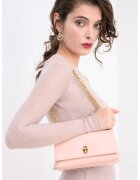 Marc Jacobs Geanta crossbody din piele The Dual - Roz pastel