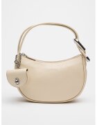 Marc Jacobs Geanta de piele cu bareta de umar The Dual - Crem