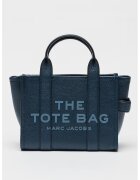 Marc Jacobs Geanta tote din piele The Small - Bleumarin