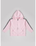 Marc Jacobs Hanorac cu fermoar si buzunar oblic - Negru/Roz pastel/Alb murdar