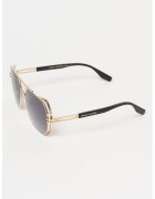 Marc Jacobs Ochelari de soare aviator cu detalii logo - Auriu/Negru