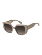 Marc Jacobs Ochelari de soare dreptunghiulari cu logo - Auriu/Maro deschis