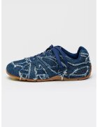 Marc Jacobs Pantofi sport din denim cu design striat The 72 Spring - Albastru melange