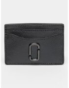 Marc Jacobs Portcart de piele cu logo metalic The Utility - Negru