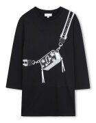 Marc Jacobs Rochie din bumbac cu model grafic - Negru