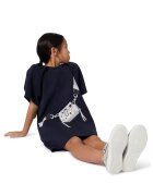 Marc Jacobs Rochie-tricou cu design grafic - Negru