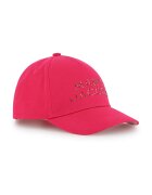 Marc Jacobs Sapca cu logo din strasuri - Roz aprins