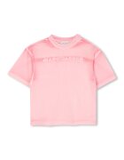 Marc Jacobs Tricou din bumbac cu imprimeu logo - Roz deschis
