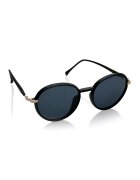 Marc Lauder Ochelari de soare rotunzi unisex cu lentile polarizate