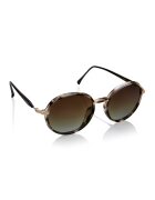 Marc Lauder Ochelari de soare rotunzi unisex cu lentile polarizate