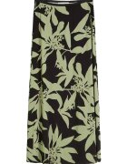 Marc O'Polo Fusta Midi - verde si negru - fabricata din material de calitate