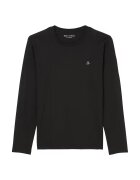 Marc O'Polo Bluza din bumbac cu maneci lungi - Negru