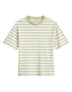 Marc OPolo Denim Tricou dama - Verde/Alb - Dungi