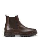 Marc O'Polo Ghete Chelsea de piele - Maro inchis