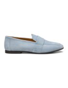 Marc OPolo Pantofi loafer de piele intoarsa cu varf rotund - Albastru deschis