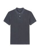 Marc O'Polo Tricou polo cu model uni - Albastru inchis