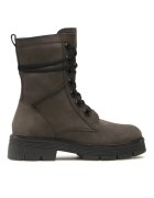 Marco Tozzi Botine dama - 30347070837 - Piele naturala/Piele nabuc - Gri
