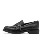 Marco Tozzi Pantofi loafer cu catarame decorative - Negru