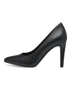 Marco Tozzi Pantofi stiletto cu aspect lacuit - Negru