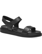 Marco Tozzi Sandale dama - Piele naturala/Sintetic - Negru - Negru