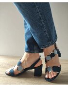 Marco Tozzi Sandale Elegante Dama 28347-42 Bleumarin Cu Bleu - Albastru - Albastru