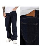 MARCUS Blugi Barbati - Jason Z - Fit - Talie Inalta - Fermoar - Lungi - 5 Buzunare - 100% Bumbac - Albastru Inchis - Albastru inchis