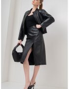 Marella Jacheta de piele Moriana - Negru