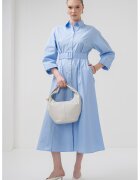 Marella Rochie midi evazata Madda - Albastru pastel