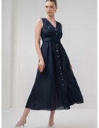 Marella Rochie midi evazata Picchio - Bleumarin