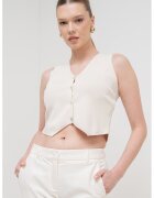 Marella Sacou crop fara maneci Olio - Crem