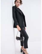 Marella Sacou slim fit din amestec de lana - Negru