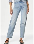 Marks & Spencer Blugi crop boyfriend - Albastru glaciar