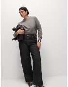 Marks & Spencer Blugi relaxed fit cu talie inalta - Negru