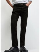 Marks & Spencer Blugi slim fit cu aspect decolorat - Negru/Negru stins