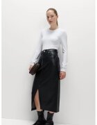 Marks & Spencer Bluza slim-fit cu decolteu la baza gatului - Alb