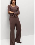 Marks & Spencer Bluza slim fit cu decupaj - Maro