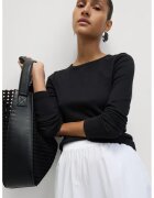 Marks & Spencer Bluza slim fit din amestec de bumbac - Negru