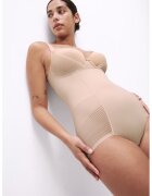 Marks & Spencer Body modelator cu insertii de plasa - Bej