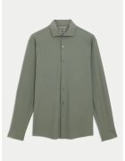 Marks & Spencer Camasa uni cu mansete cu nasturi - Verde sparanghel