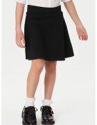 Marks & Spencer Fusta-pantalon midi cu model uni - Negru