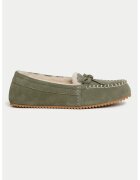Marks & Spencer Mocasini din piele intoarsa - Verde sparanghel
