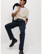 Marks & Spencer Pantaloni chino regular fit - Bleumarin