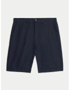 Marks & Spencer Pantaloni scurti din amestec de in - Bleumarin