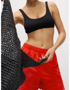 Marks & Spencer Pantaloni scurti din bumbac cu perforatii - Rosu vermillion