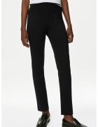 Marks & Spencer Pantaloni slim fit cu talie inalta - Negru