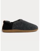 Marks & Spencer Papuci de casa uni din material textil - Negru/Gri inchis