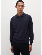 Marks & Spencer Pulover polo tricotat fin - Bleumarin